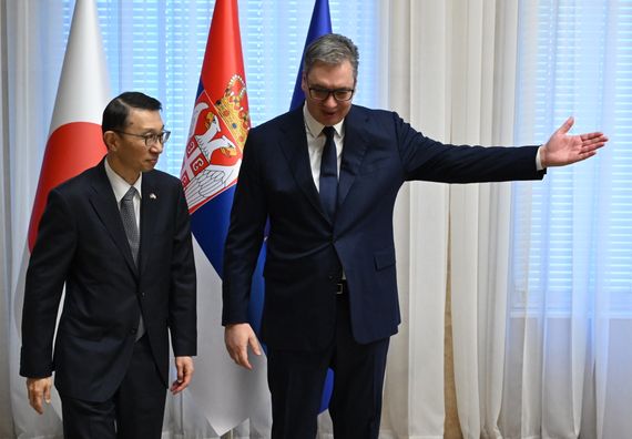 Опроштајна посета амбасадора Јапана