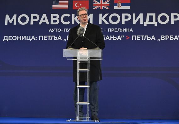 Отварање деонице ауто-пута Е-761 Моравски коридор, петља ,,Врњачка бања” - петља ,,Врба”