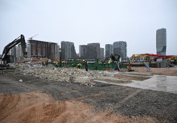 Обилазак радова на изградњи Новог савског моста