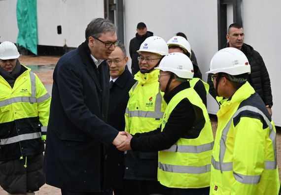 Обилазак радова на изградњи Новог савског моста
