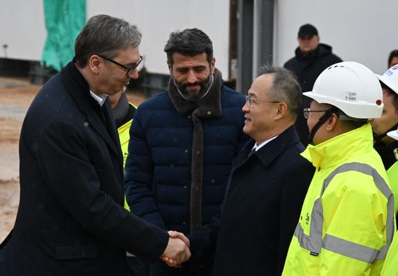 Обилазак радова на изградњи Новог савског моста