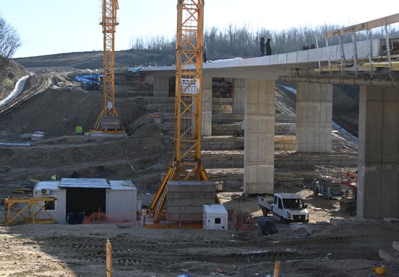 Obilazak radova na izgradnji brze saobraćajnice Požarevac - Veliko Gradište – Golubac „Dunavski koridor“