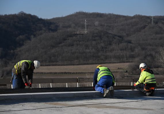 Obilazak radova na izgradnji brze saobraćajnice Požarevac - Veliko Gradište – Golubac „Dunavski koridor“