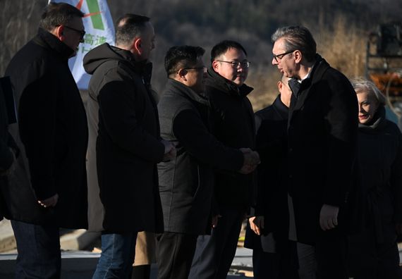 Obilazak radova na izgradnji brze saobraćajnice Požarevac - Veliko Gradište – Golubac „Dunavski koridor“