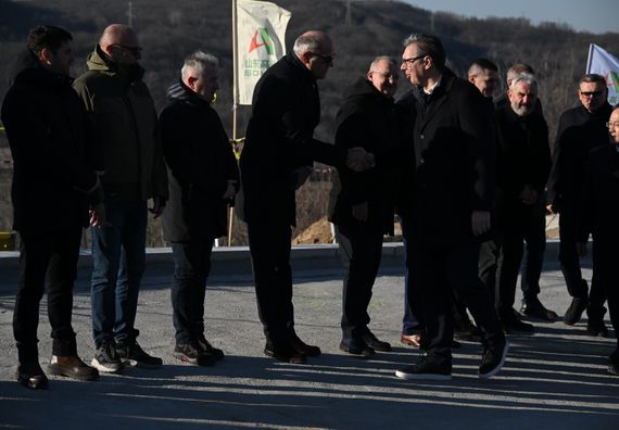 Obilazak radova na izgradnji brze saobraćajnice Požarevac - Veliko Gradište – Golubac „Dunavski koridor“