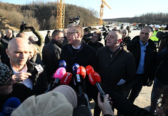 Obilazak radova na izgradnji brze saobraćajnice Požarevac - Veliko Gradište – Golubac „Dunavski koridor“
