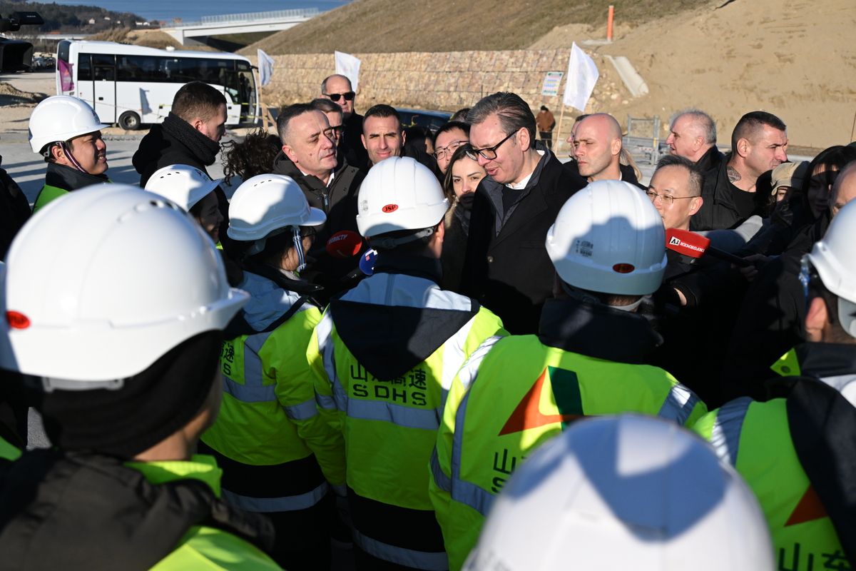 Obilazak radova na izgradnji brze saobraćajnice Požarevac - Veliko Gradište – Golubac „Dunavski koridor“