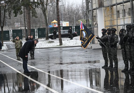 Обилазак завршних радова на новом објекту за припаднике Одреда војне полиције специјалне намене „Кобре”