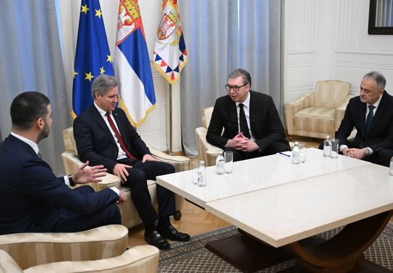 Пријем за чланове ватерполо репрезентације Србије