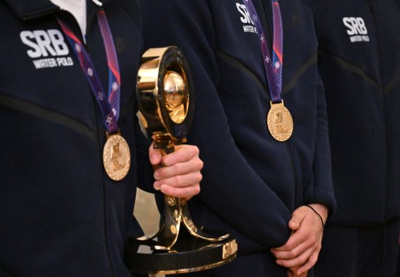 Пријем за чланове ватерполо репрезентације Србије