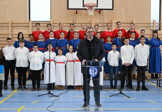 Церемонија отварања ОШ “Добрица Ћосић” у Великој Дренови