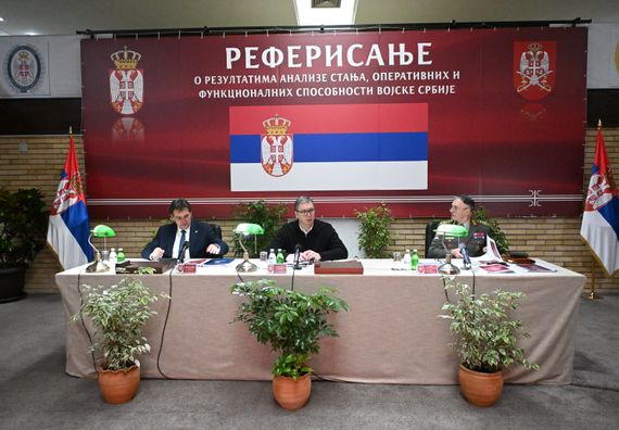 Дом Гарде - Реферисање о резултатима анализе стања, оперативних и функционалних способности Војске Србије за 2025. годину