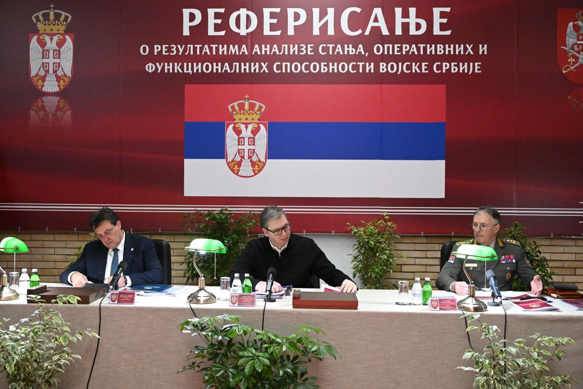 Дом Гарде - Реферисање о резултатима анализе стања, оперативних и функционалних способности Војске Србије за 2025. годину Дом Гарде - Реферисање о резултатима анализе стања, оперативних и функционалних способности Војске Србије за 2025. годину