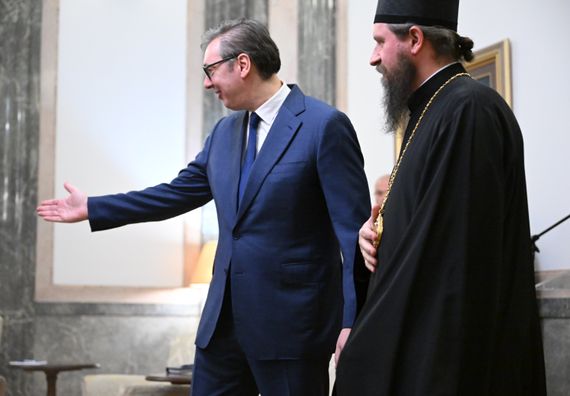 Састанак са епископом бихаћко-петровачким Сергијем