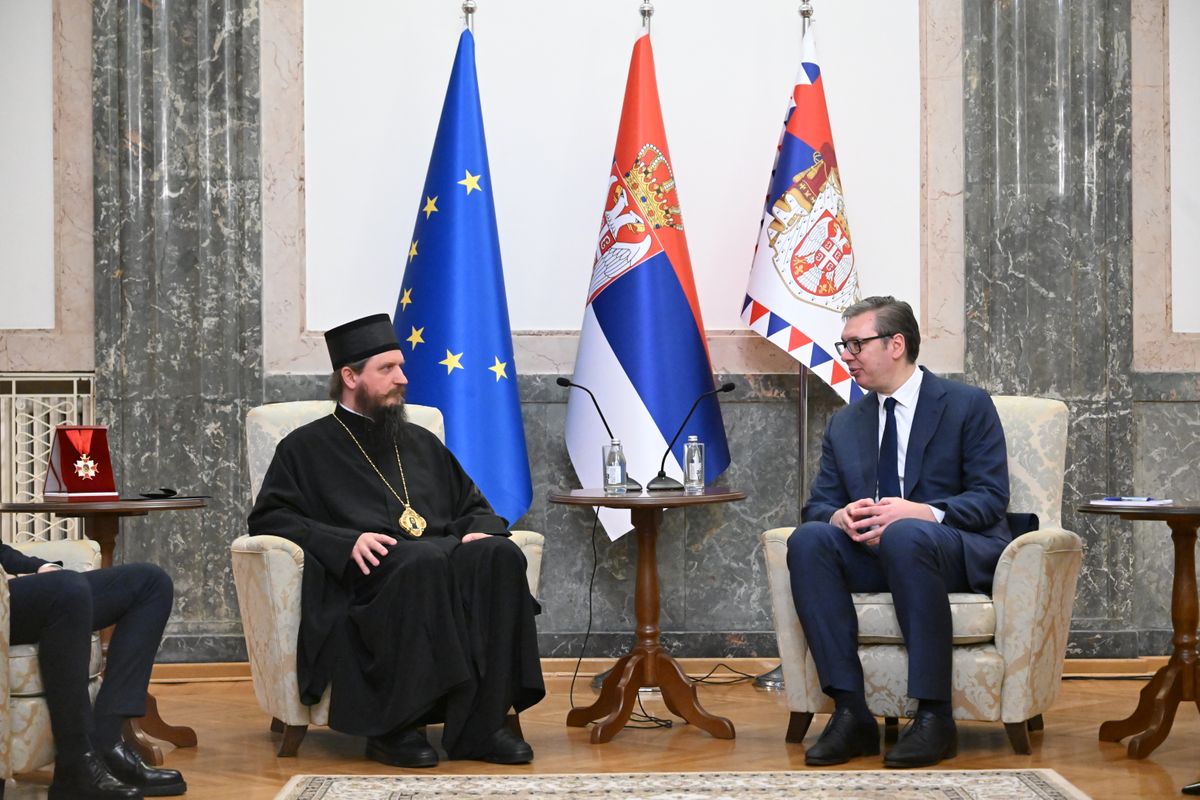 Састанак са епископом бихаћко-петровачким Сергијем