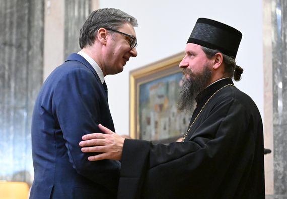 Састанак са епископом бихаћко-петровачким Сергијем