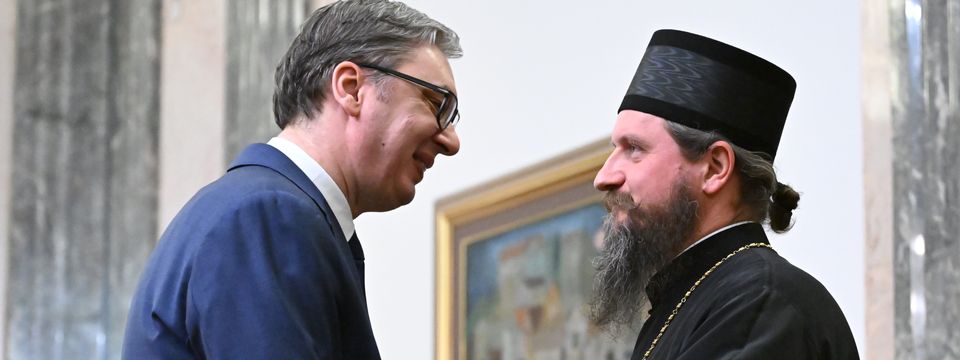 Састанак са епископом бихаћко-петровачким Сергијем