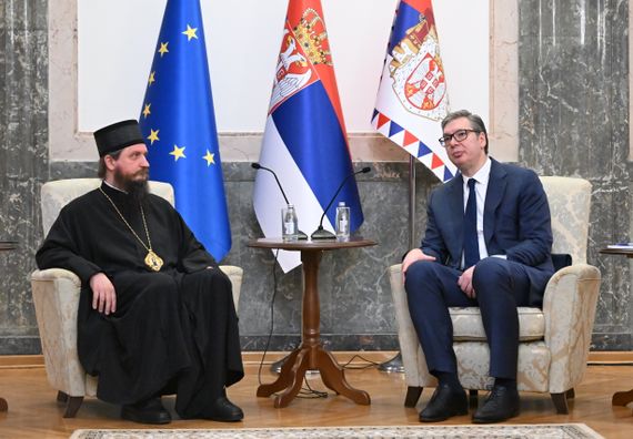 Састанак са епископом бихаћко-петровачким Сергијем