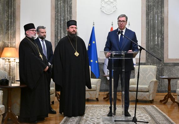 Састанак са епископом бихаћко-петровачким Сергијем