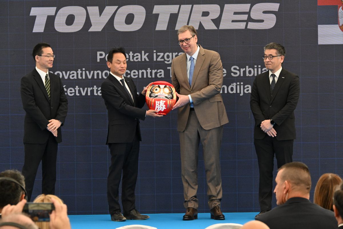 Ceremonija obeležavanja početka radova na izgradnji inovativnog centra Toyo Tire Serbia
