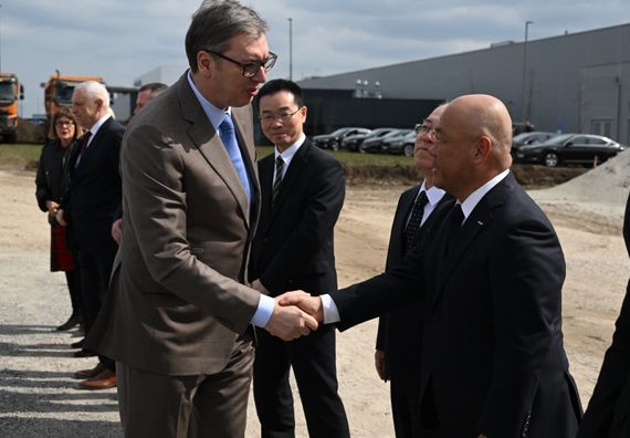 Церемонија обележавања почетка радова на изградњи иновативног центра Тоyo Tire Serbia