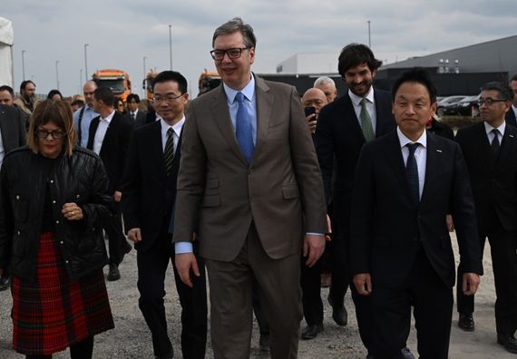 Церемонија обележавања почетка радова на изградњи иновативног центра Тоyo Tire Serbia