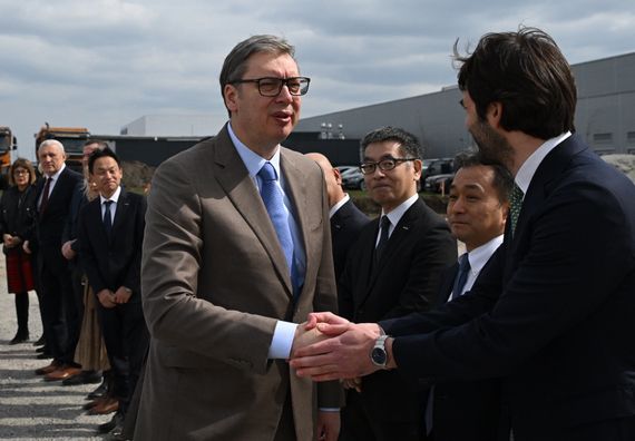 Церемонија обележавања почетка радова на изградњи иновативног центра Тоyo Tire Serbia