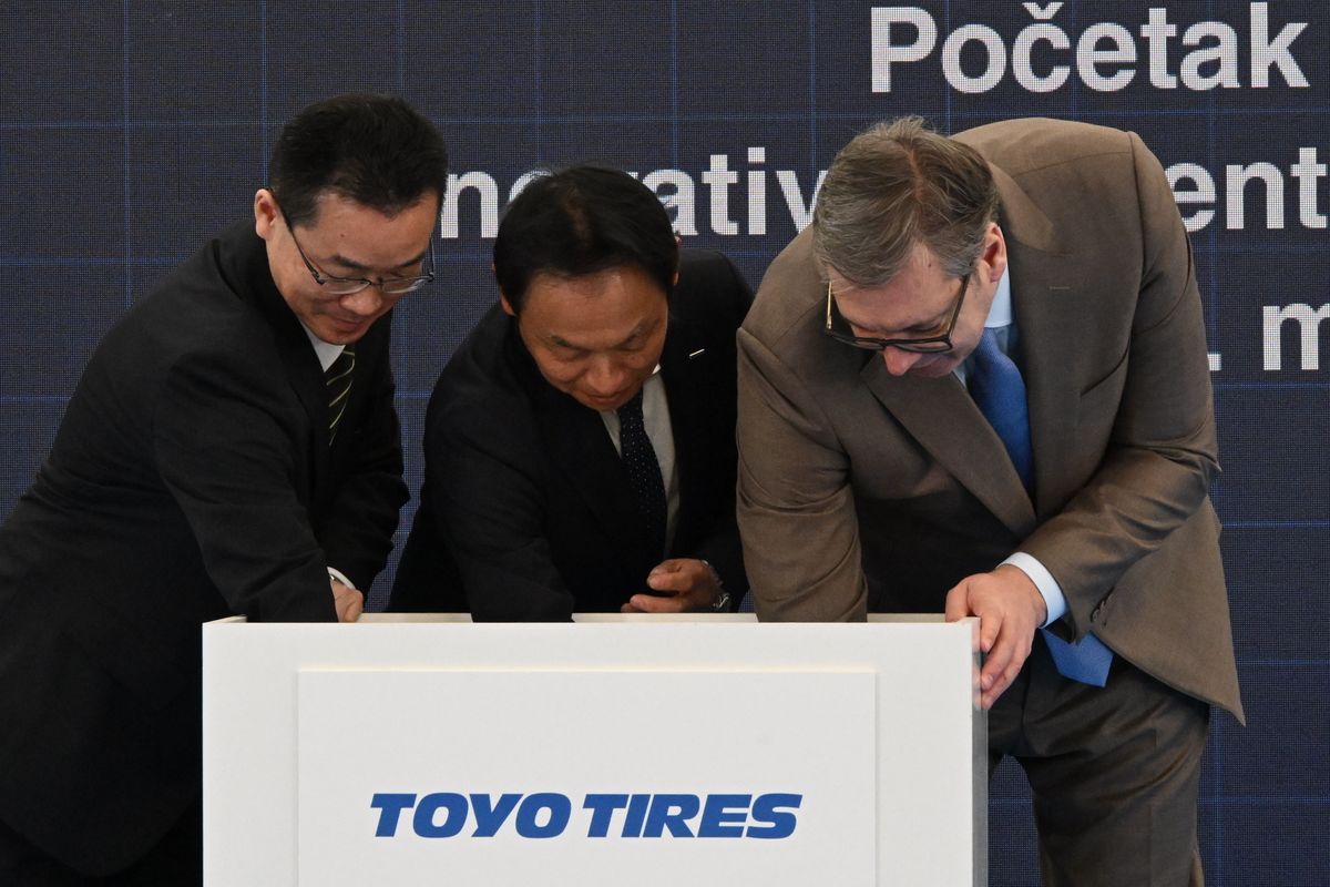 Ceremonija obeležavanja početka radova na izgradnji inovativnog centra Toyo Tire Serbia
