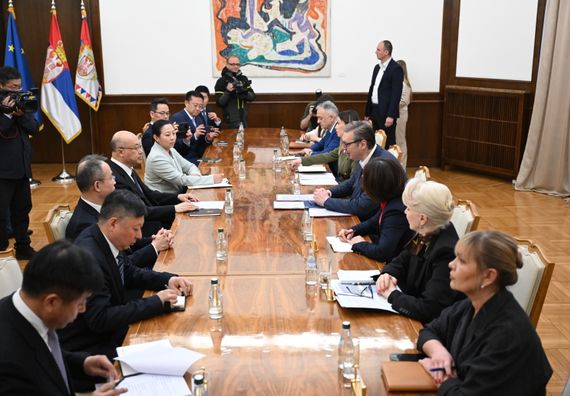 Састанак са гувернером кинеске провинције Хебеи и председником HBIS групе