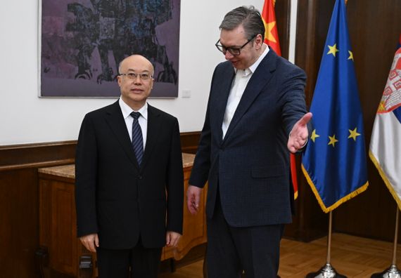 Састанак са гувернером кинеске провинције Хебеи и председником HBIS групе