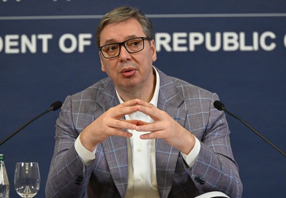 Обраћање медијима председника Републике Србије