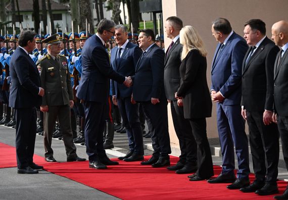 Састанак са највишим руководством Министарства одбране и Војске Србије