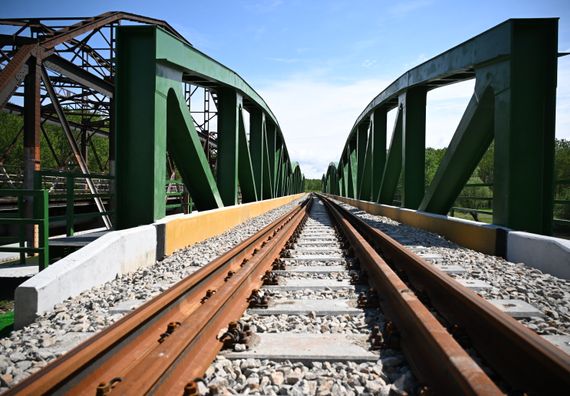 Отварање новог железничког моста у Томашевцу