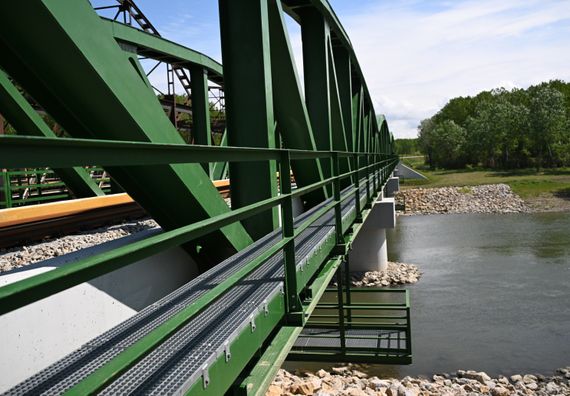 Отварање новог железничког моста у Томашевцу