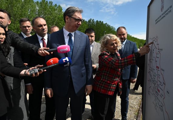 Отварање новог железничког моста у Томашевцу