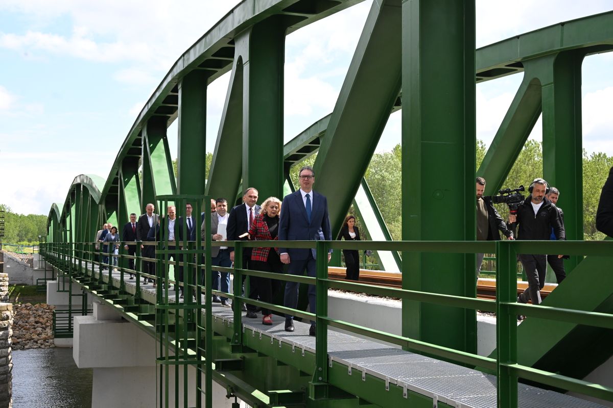 Otvaranje novog železničkog mosta u Tomaševcu