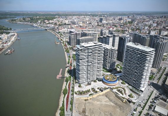 Церемонија отварања видиковца на Кули Београд