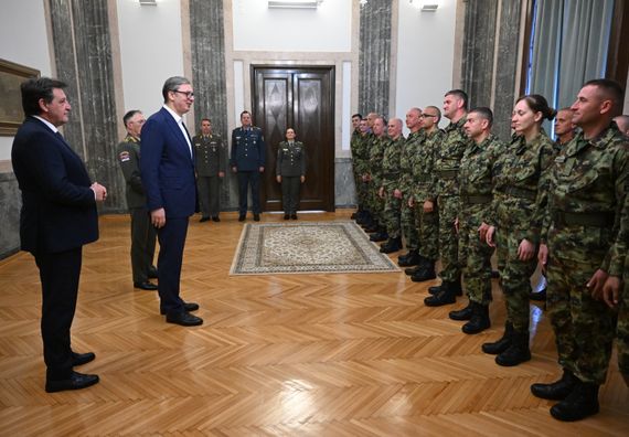 Пријем за припаднике Војске Србије