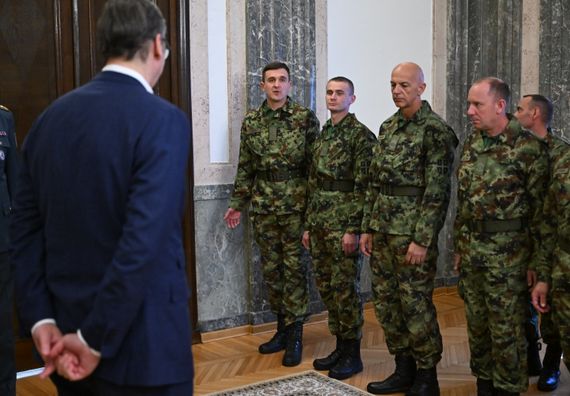 Пријем за припаднике Војске Србије