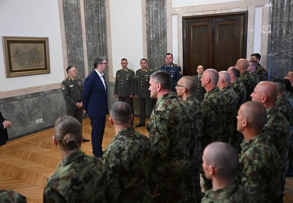 Пријем за припаднике Војске Србије