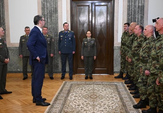Пријем за припаднике Војске Србије