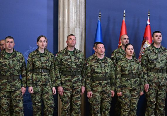 Пријем за припаднике Војске Србије