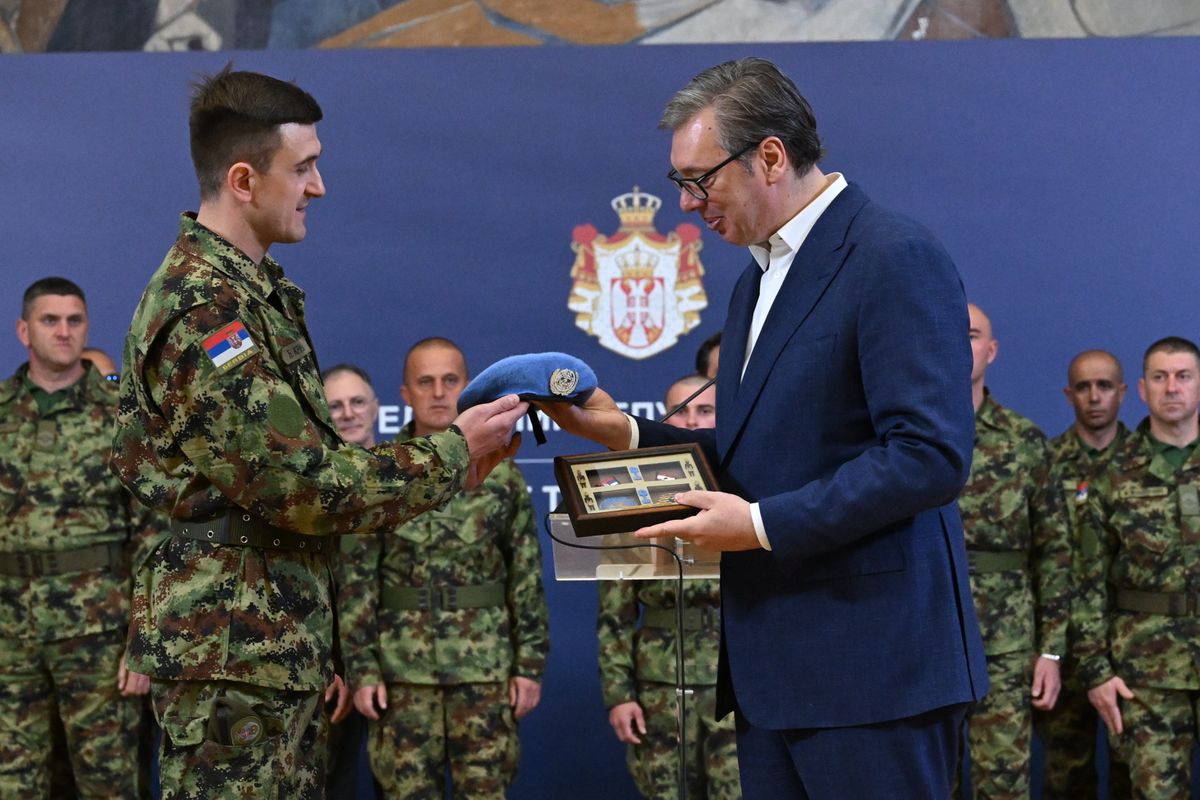 Prijem za pripadnike Vojske Srbije