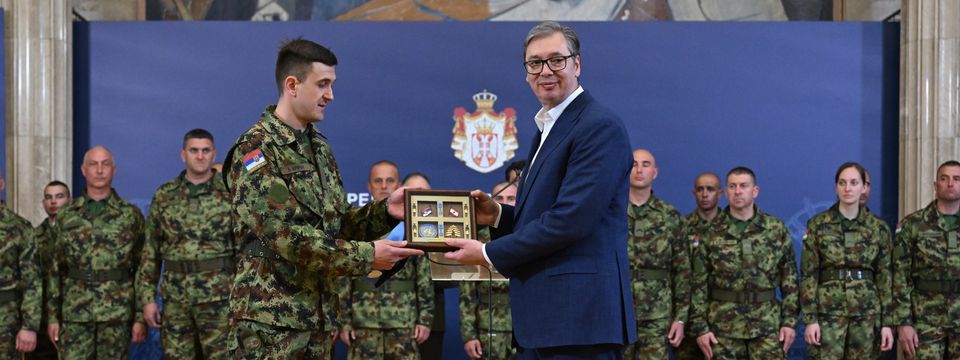 Prijem za pripadnike Vojske Srbije