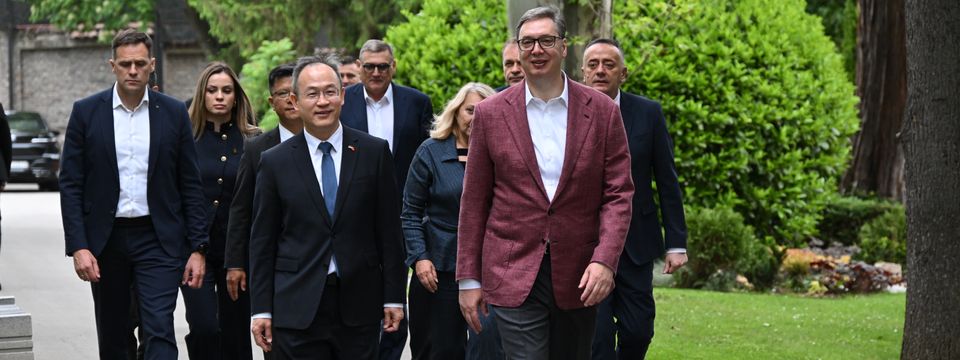Ceremonija potpisivanja dokumenata za izgradnju puta ,,Vožd Karađorđe”