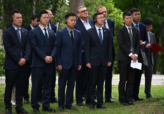 Ceremonija potpisivanja dokumenata za izgradnju puta ,,Vožd Karađorđe”