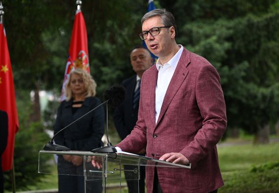 Ceremonija potpisivanja dokumenata za izgradnju puta ,,Vožd Karađorđe”