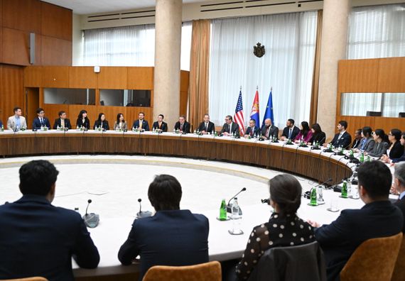 Разговор са студентима Универзитета Харвард и МИТ