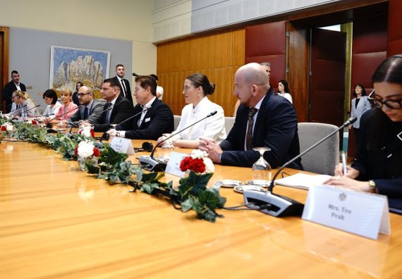 Састанак са председником Државног збора Републике Словеније