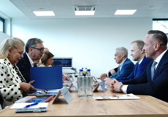 Обилазак новоизграђеног Јединственог диспечерског центра управљања саобраћајем возова